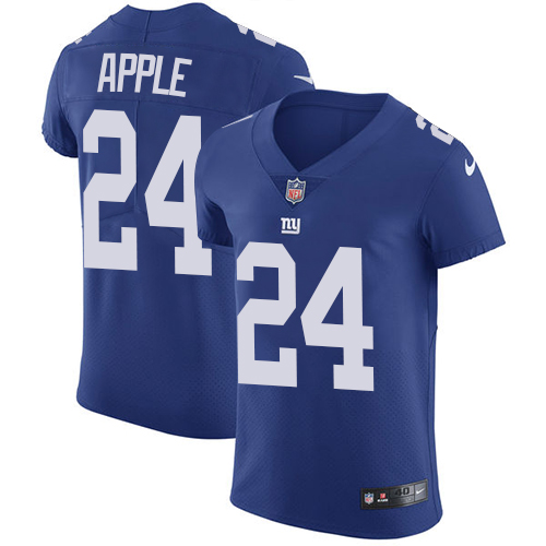 Nike Giants #24 Eli Apple Royal Blue Team Color Men's Stitched NFL Vapor Untouchable Elite Jersey